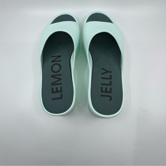 LEMON JELLY SUNNY AQUA GREEN SZ 38 US 7.5 - Picture 7 of 10